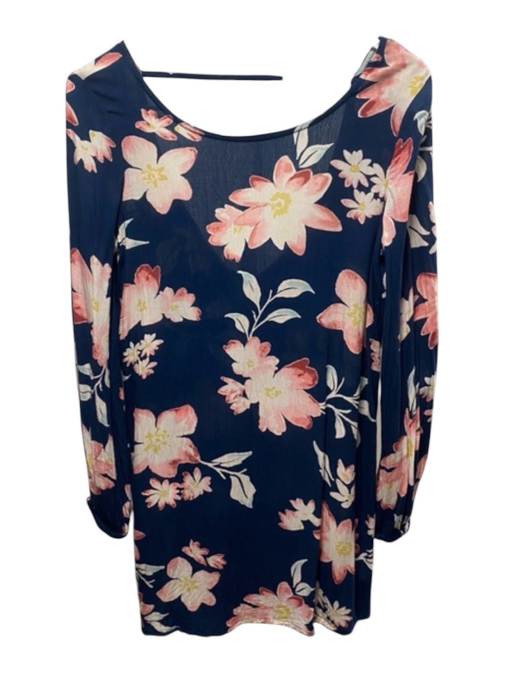 Billabong Heart‎ Strayed Open Back Mini Dress Floral Print size S